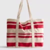 Tote-taske med print