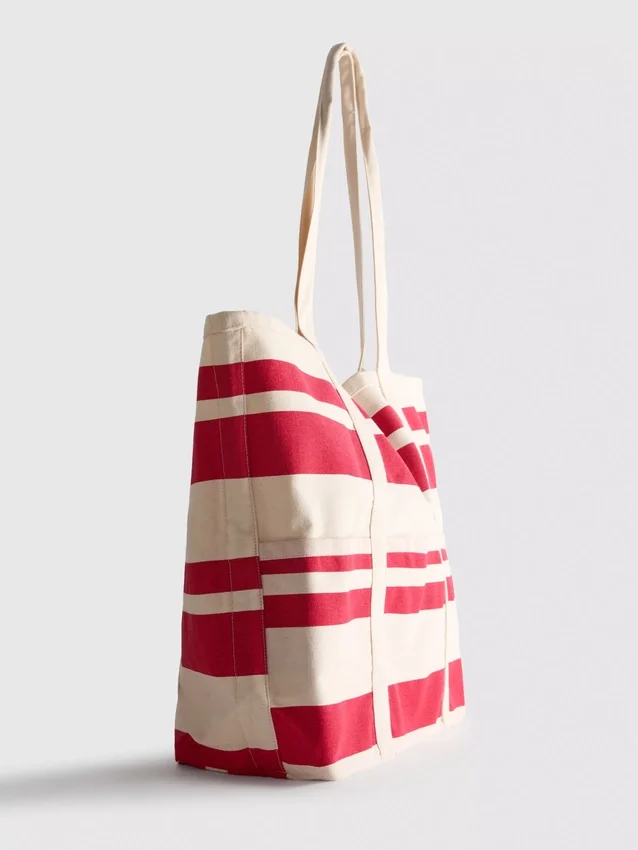 Tote-taske med print