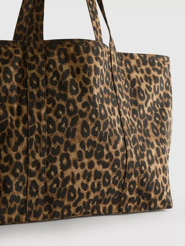 Tote-taske med print