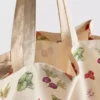 Tote-taske med vegetabilsk tryk
