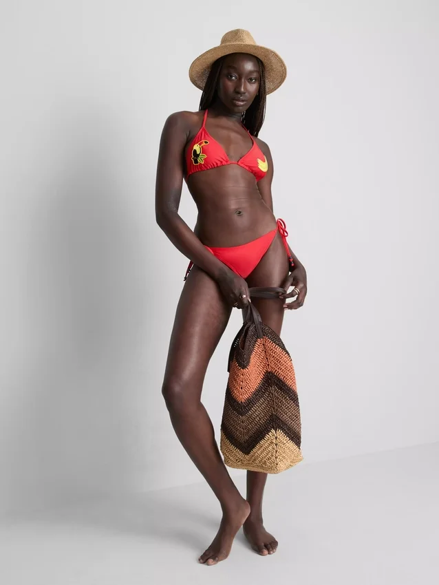 Toucan-bikini-top i trekantform