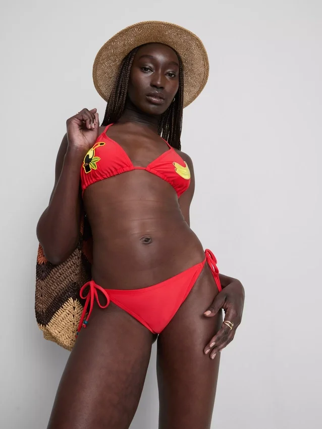 Toucan-bikini-top i trekantform