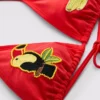 Toucan-bikini-top i trekantform