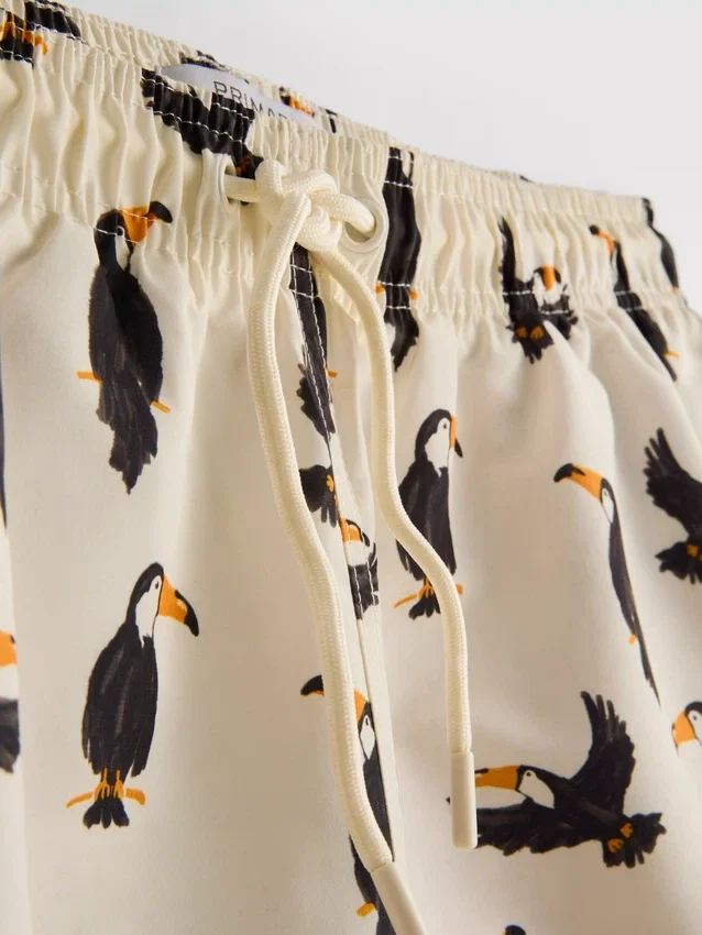 Toucan-shorts med snøre i taljen