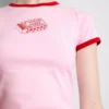 Trykt bomulds-ringer-baby-T-shirt