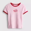 Trykt bomulds-ringer-baby-T-shirt