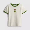 Trykt bomulds-ringer-baby-T-shirt