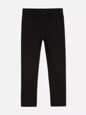 Twill-bukser med lige ben