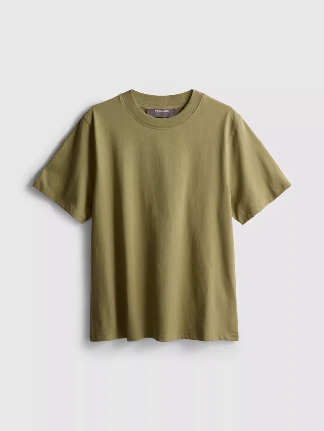Ultimativ bomulds-T-shirt med rund hals