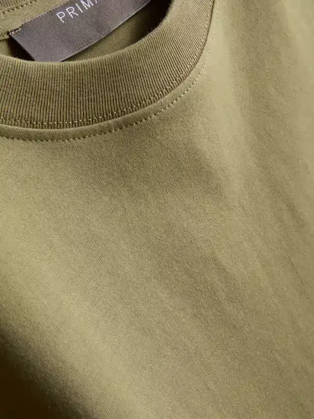 Ultimativ bomulds-T-shirt med rund hals