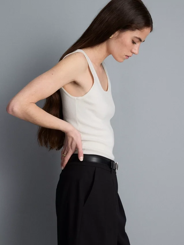 Ultimativ strikket tanktop