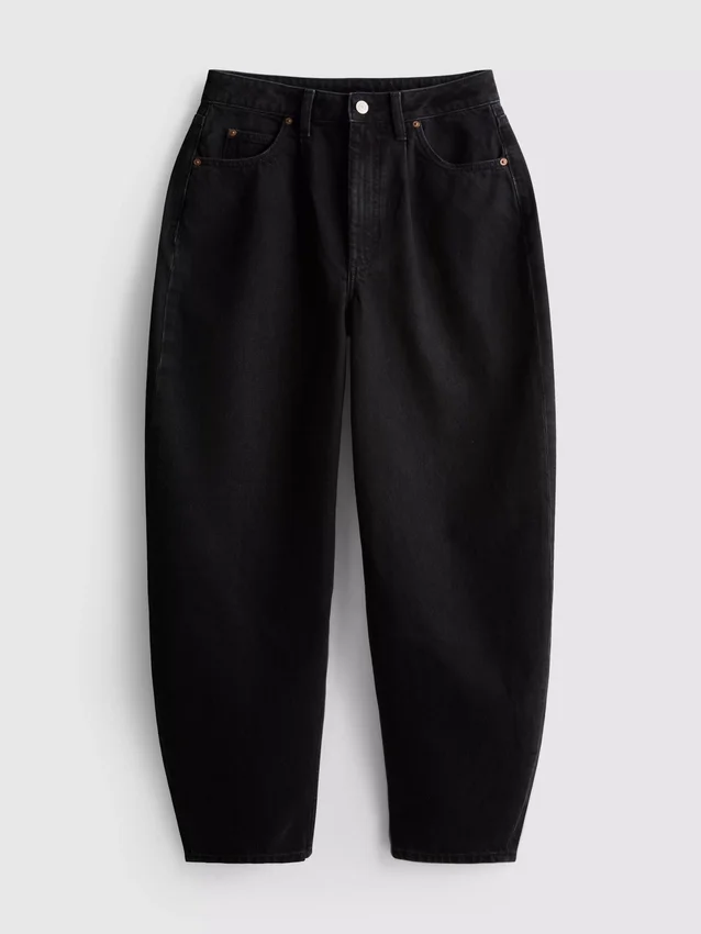 Ultimative bomuldsjeans med tøndeformede ben