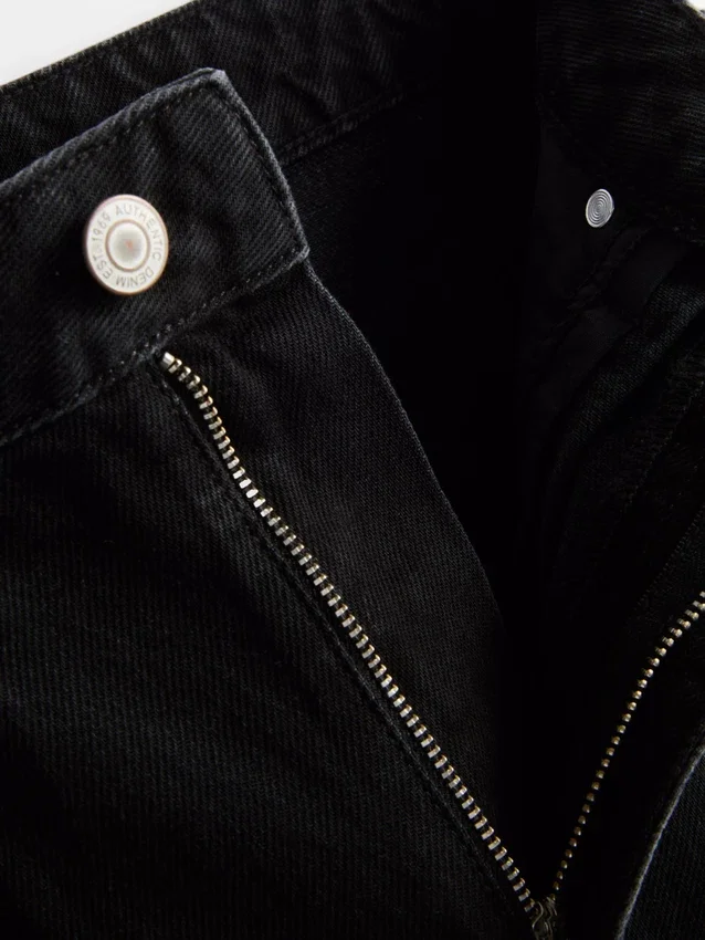 Ultimative bomuldsjeans med tøndeformede ben