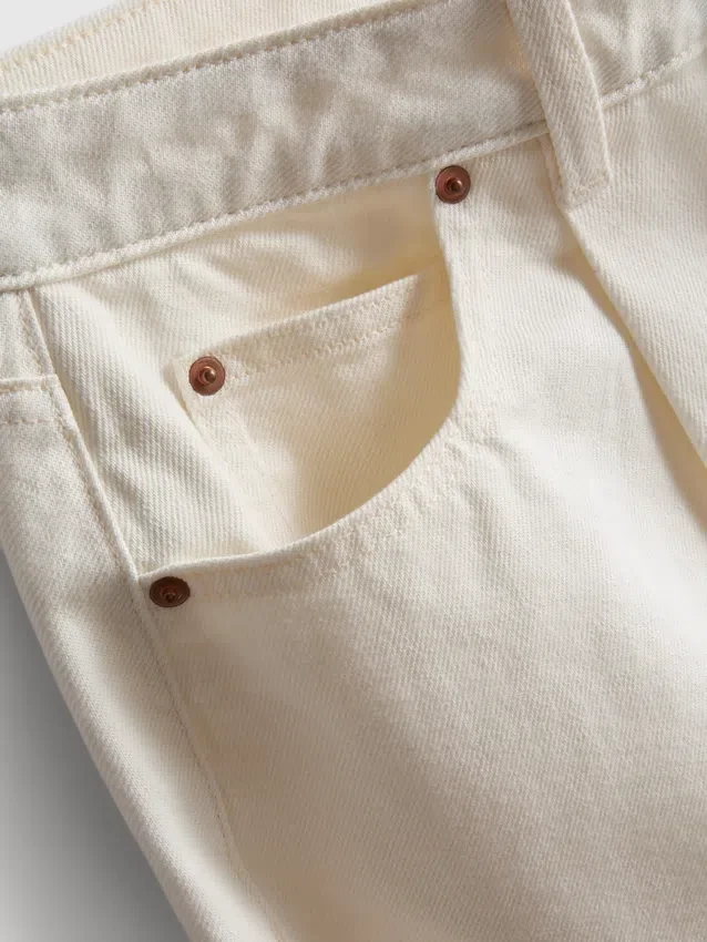 Ultimative bomuldsjeans med tøndeformede ben