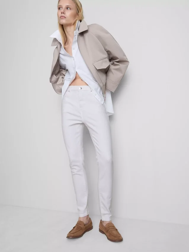 Ultimative skinny jeans med høj talje
