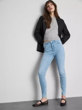 Ultimative skinny jeans med høj talje