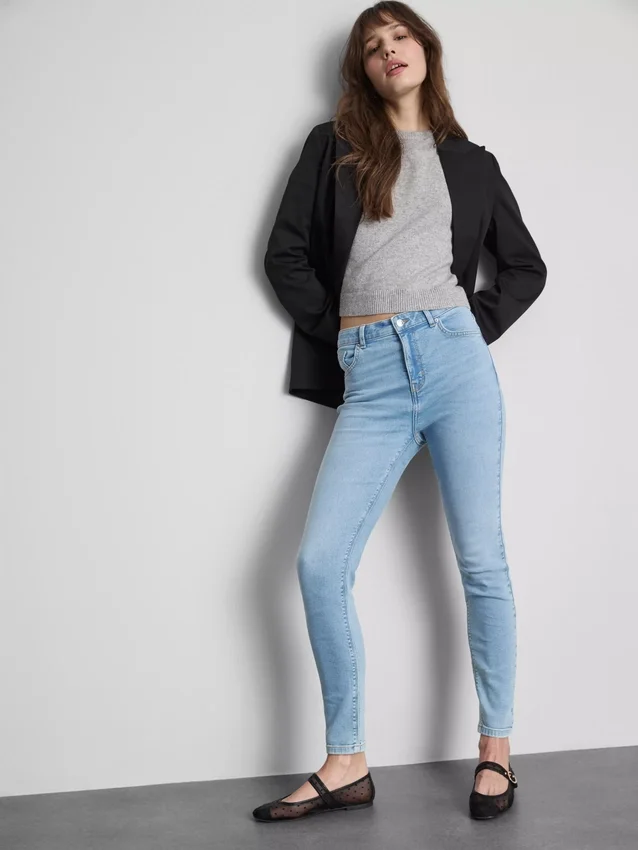 Ultimative skinny jeans med høj talje
