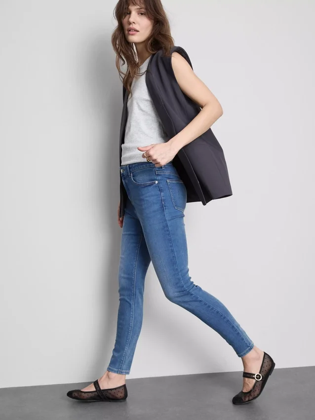 Ultimative skinny jeans med høj talje