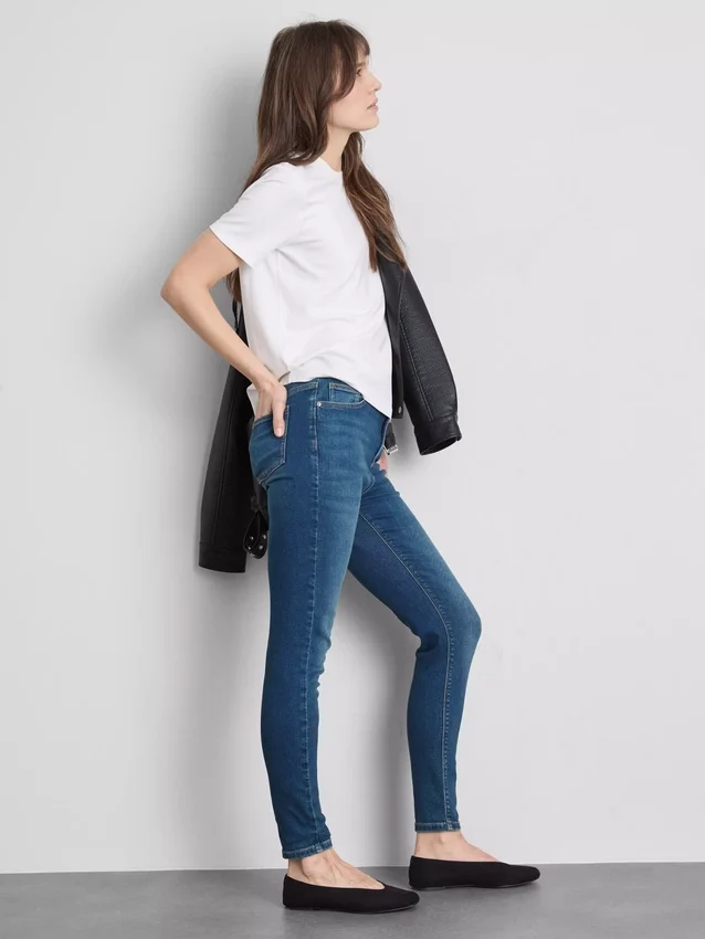 Ultimative skinny jeans med høj talje