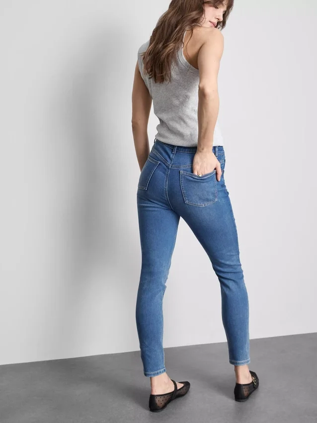 Ultimative skinny jeans med høj talje