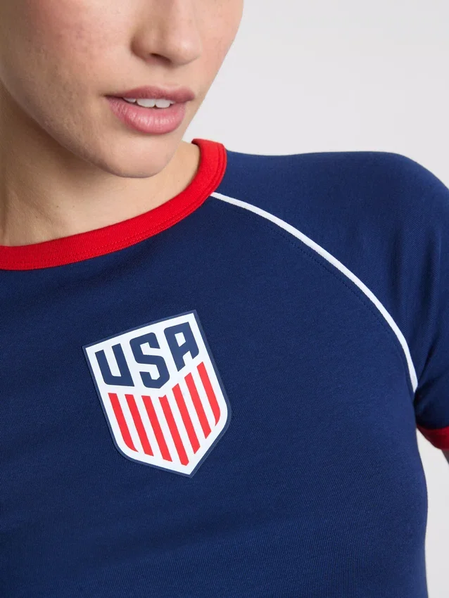 USA langærmet baby-T-shirt
