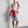 USA Soccer bandeau-top med højt bomuldsindhold