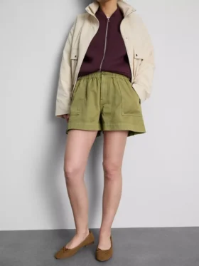 Utility-shorts i bomuldsdenim