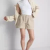 Utility-shorts i bomuldsdenim