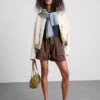 Utility-shorts i bomuldsdenim
