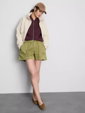 Utility-shorts i bomuldsdenim