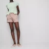 Utility-shorts i bomuldsdenim