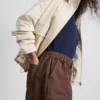 Utility-shorts i bomuldsdenim