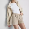 Utility-shorts i bomuldsdenim