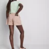Utility-shorts i bomuldsdenim