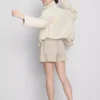 Utility-shorts i bomuldsdenim