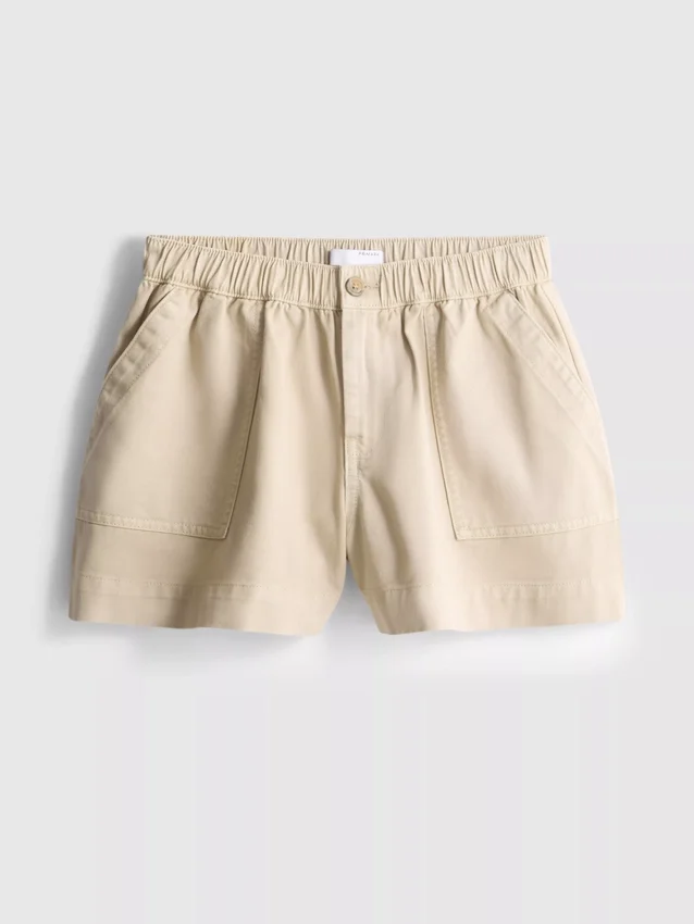 Utility-shorts i bomuldsdenim