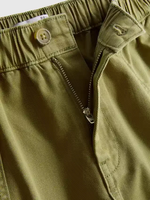 Utility-shorts i bomuldsdenim