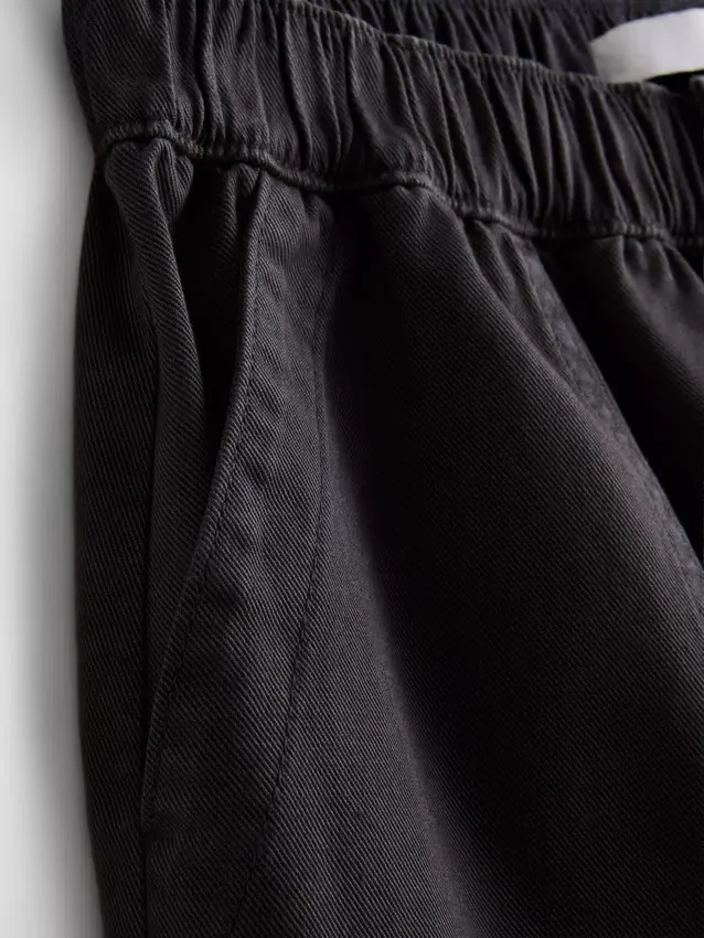 Utility-shorts i bomuldsdenim