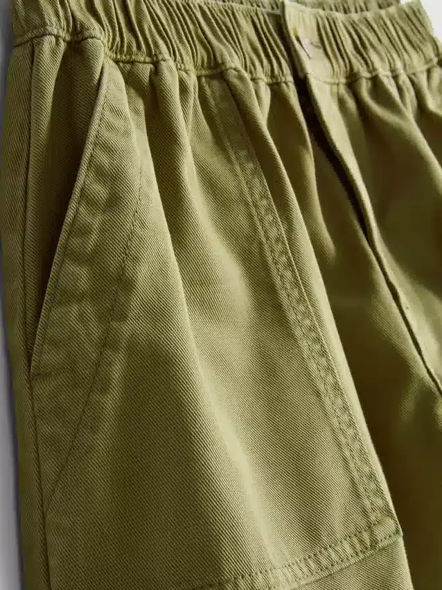 Utility-shorts i bomuldsdenim