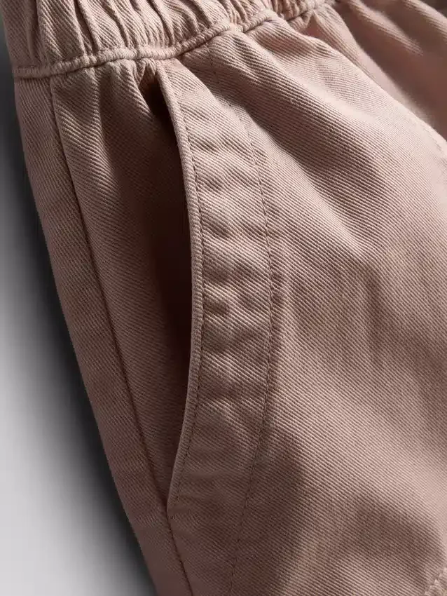 Utility-shorts i bomuldsdenim
