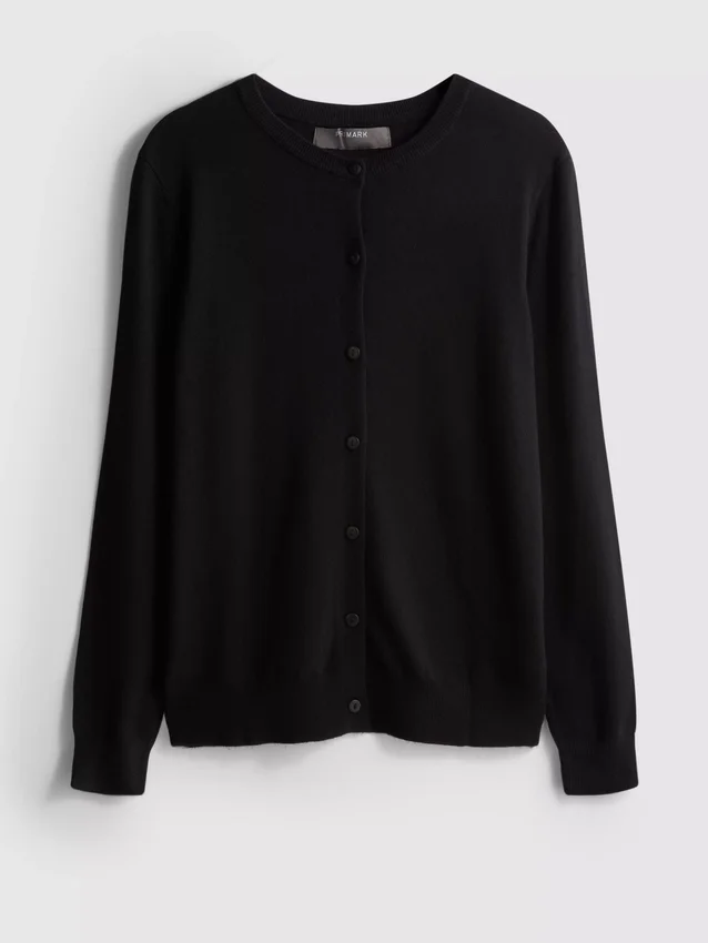 Uundværlig cardigan med rund hals