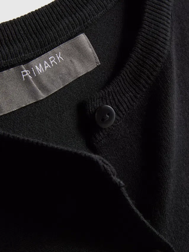 Uundværlig cardigan med rund hals