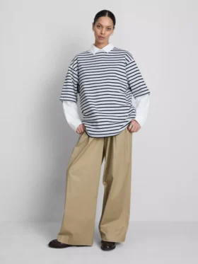 Uundværlig oversized bomuldstrøje
