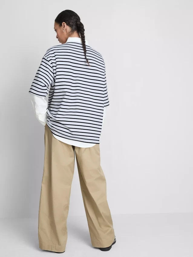 Uundværlig oversized bomuldstrøje