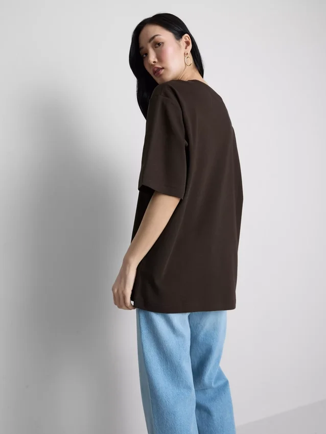 Uundværlig oversized bomuldstrøje