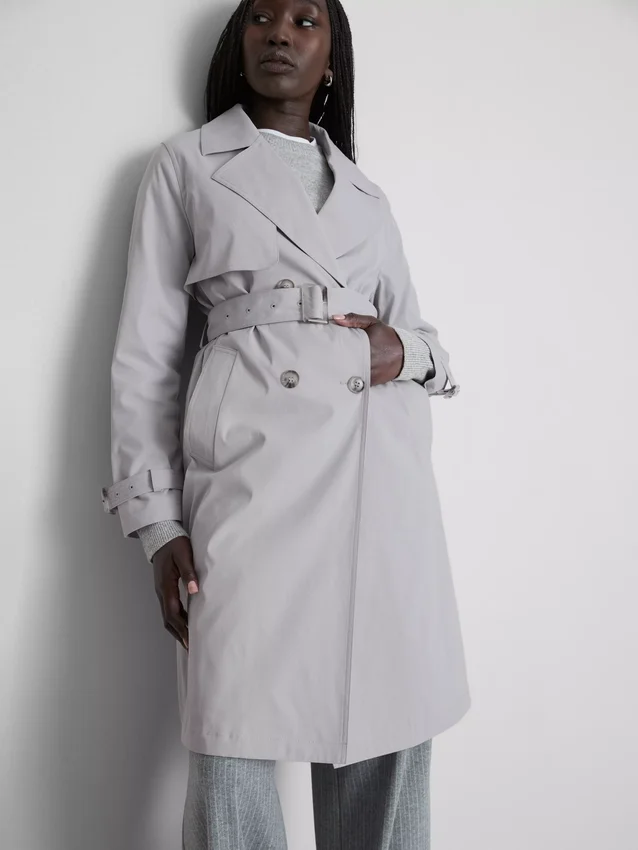 Uundværlig trenchcoat med bælte