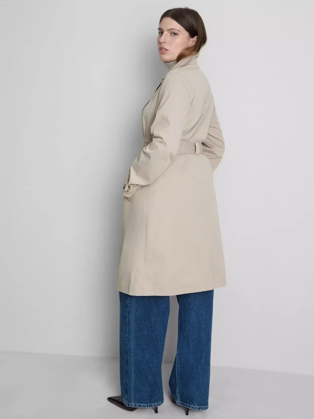 Uundværlig trenchcoat med bælte