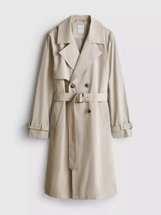 Uundværlig trenchcoat med bælte