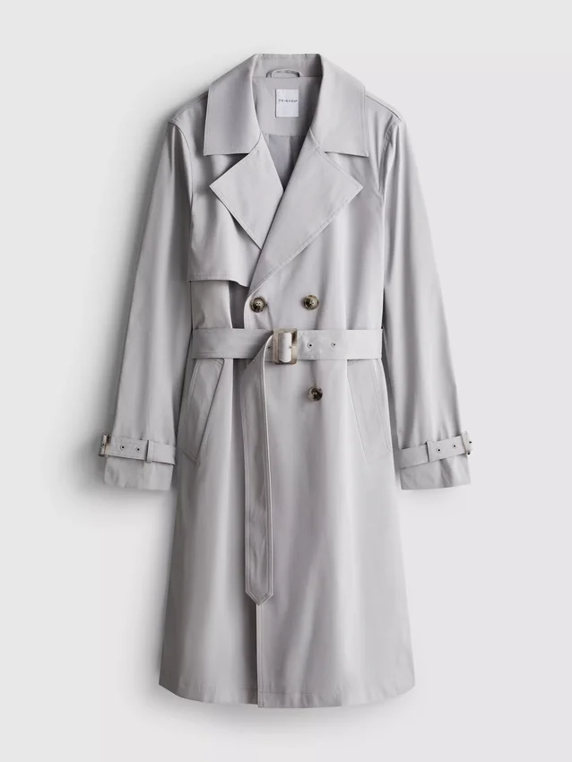 Uundværlig trenchcoat med bælte