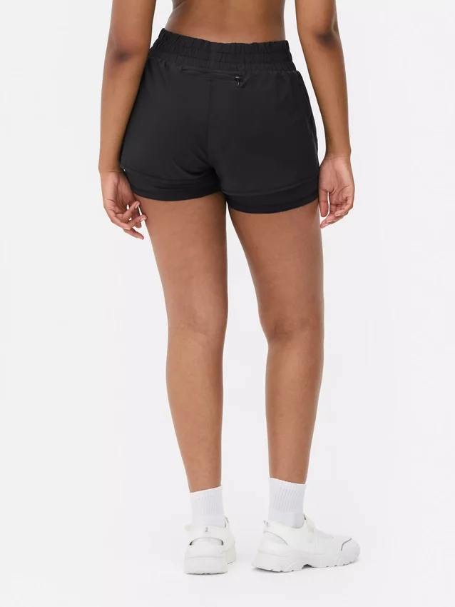 Vævede løbeshorts